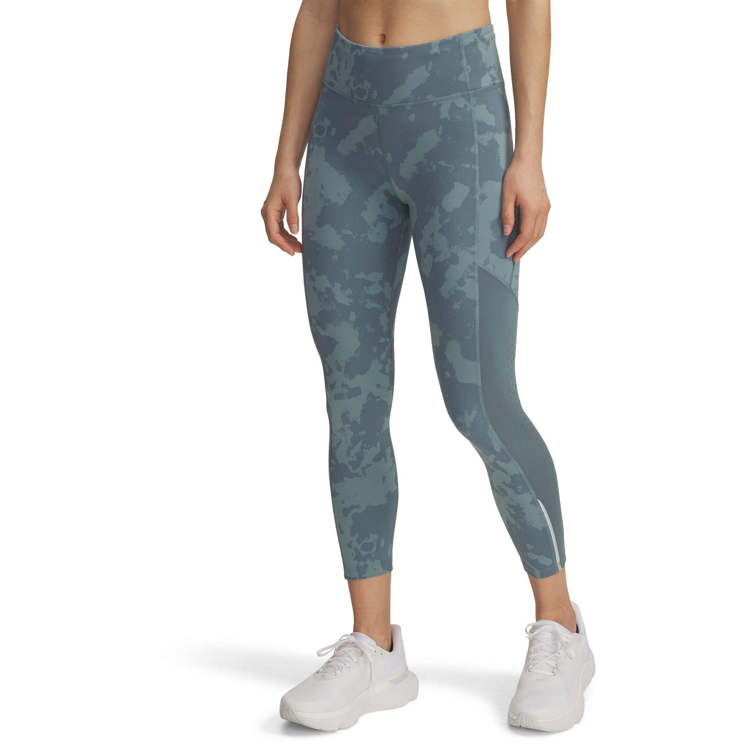 UNDER ARMOUR Skinny Workout Pants 'Launch' in Blue: front
