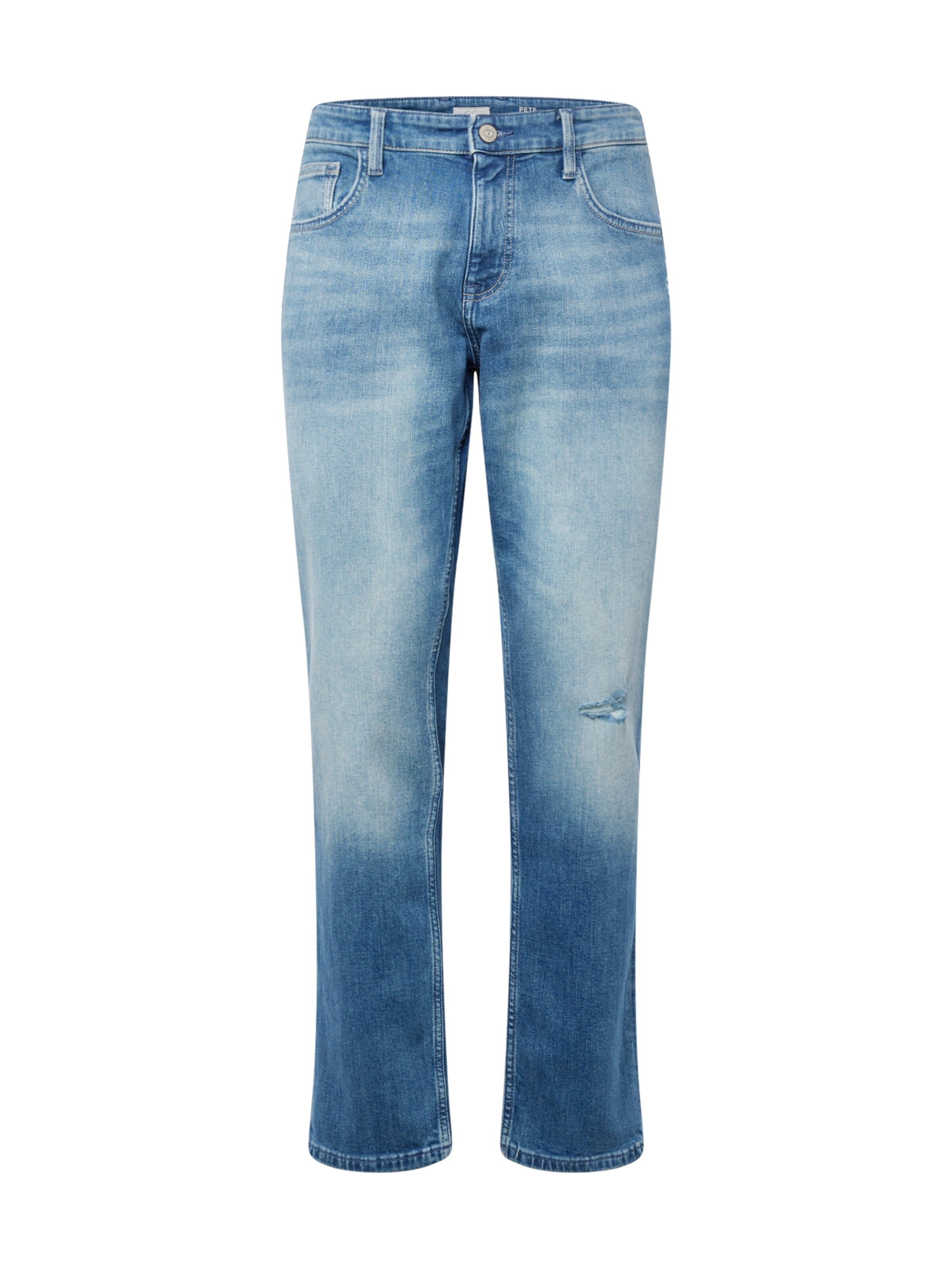 QS Jean 'Pete' en bleu denim, Vue avec produit