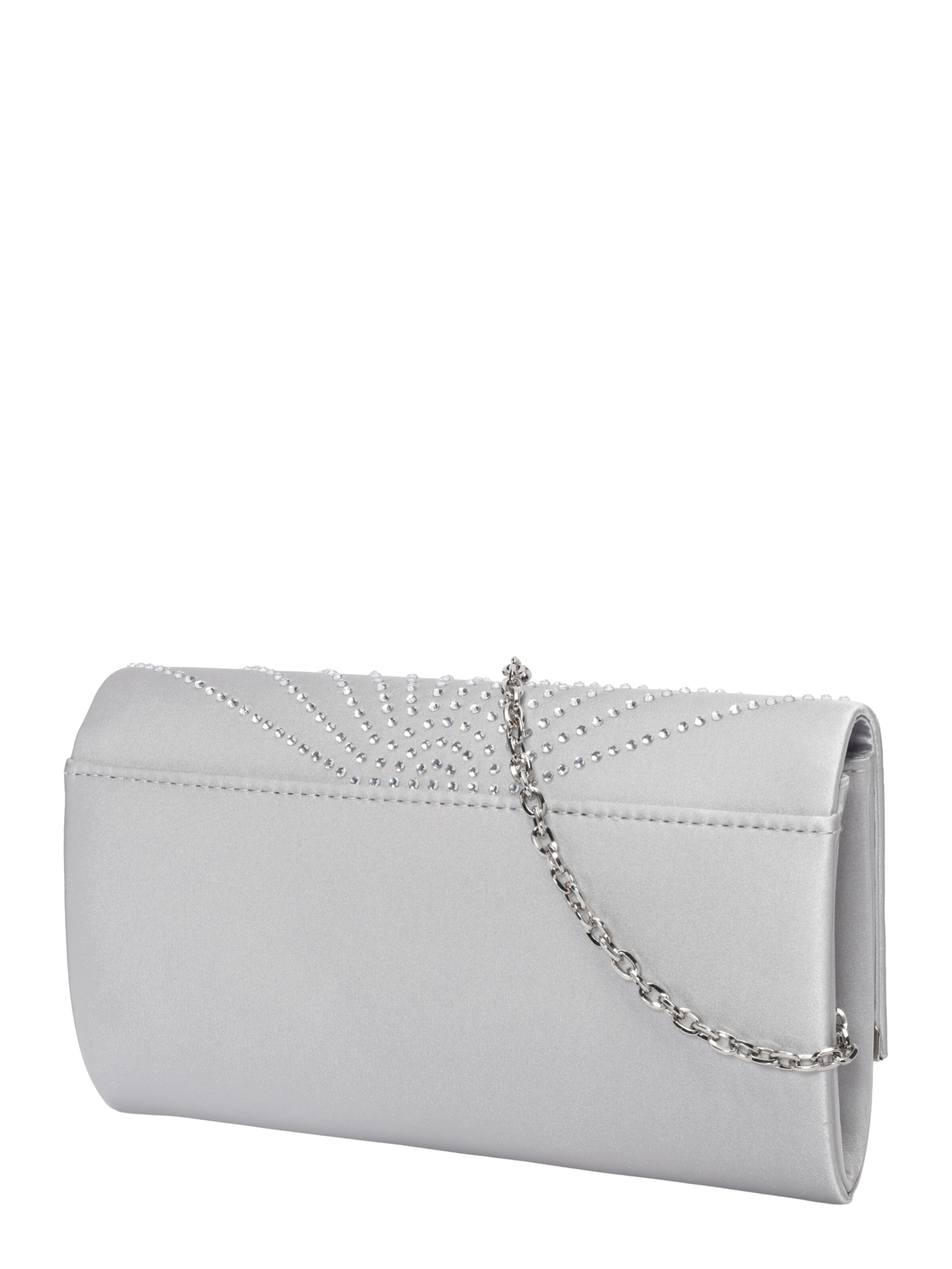 mascara Clutch in Silver