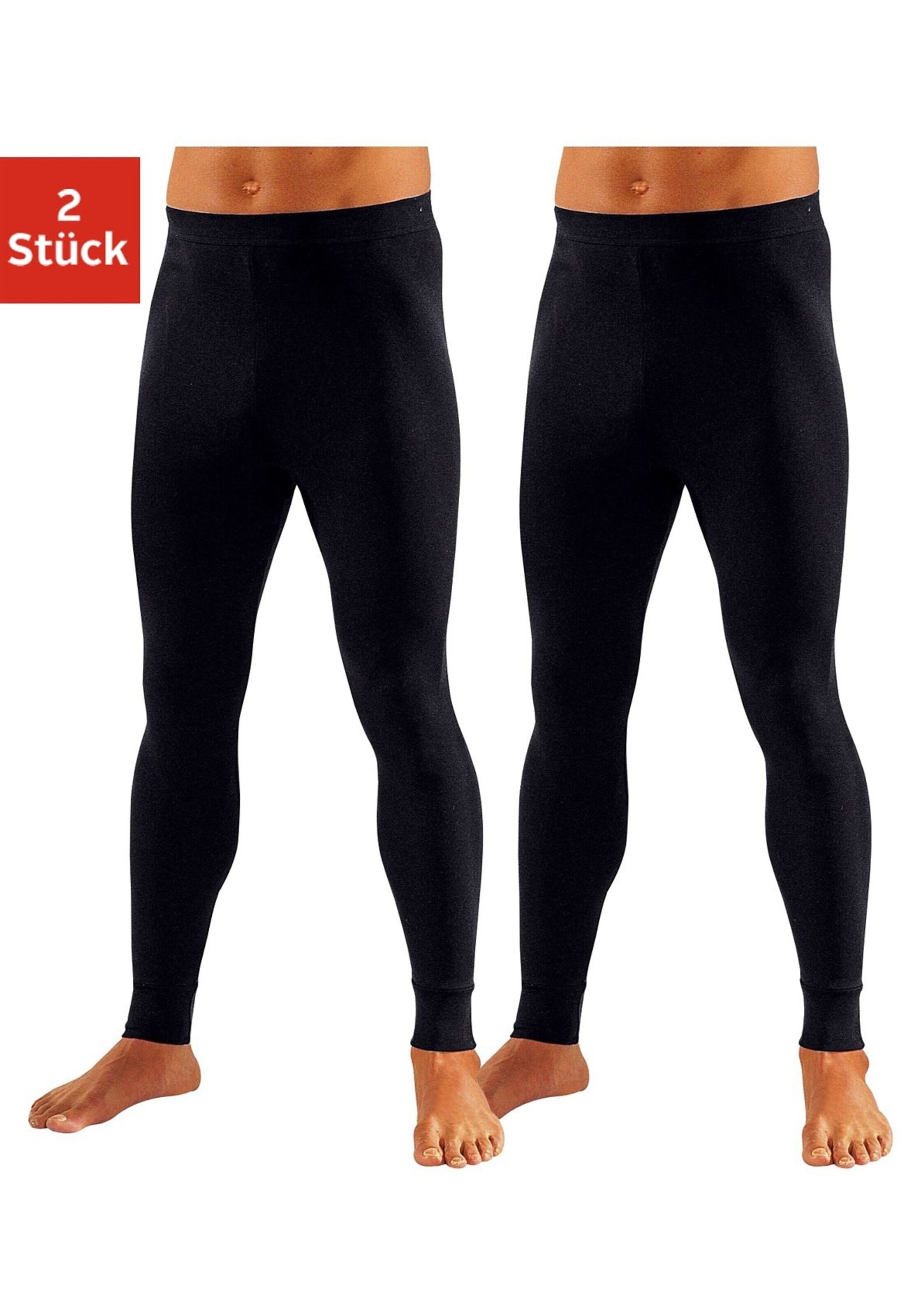 CLIPPER Long Johns in Black