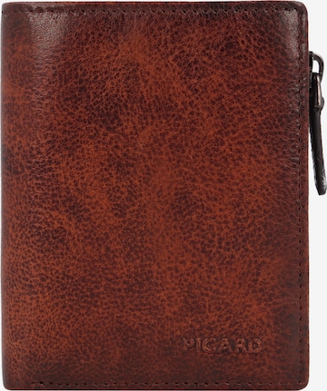 Picard Portemonnaie 'Hans' in Braun: Vorderseite
