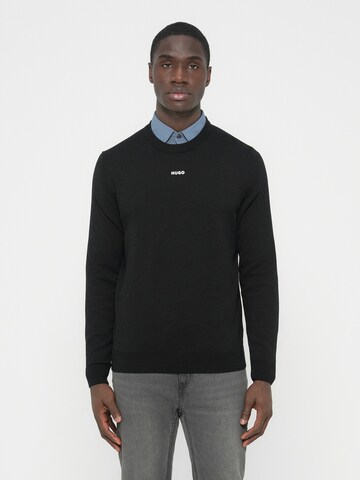 Pull-over 'San Cassius-C2' HUGO en noir : devant