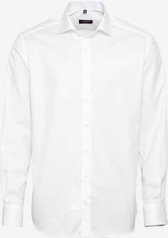 Chemise business ETERNA en blanc : devant