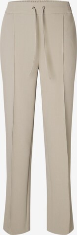 SELECTED FEMME Regular Trousers with creases 'Vinnie' in Brown: front