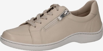 CAPRICE Platform trainers in Beige: front