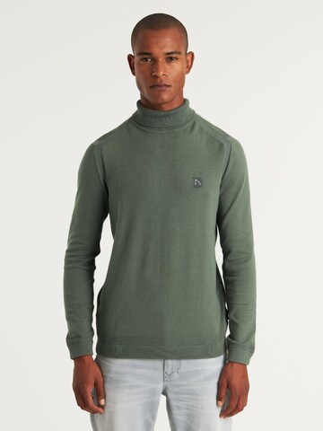 Pull-over 'Leonard' CHASIN' en vert : devant