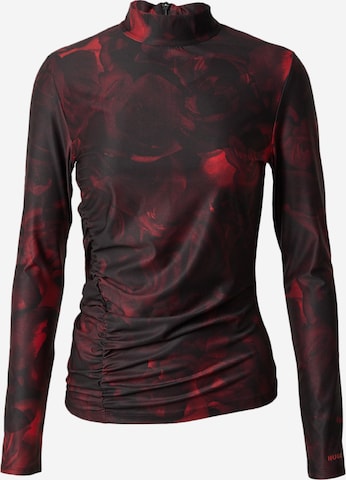 HUGO Red - Camisa 'Dachora' em cinzento: frente