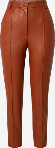 Coupe slim Pantalon Sisley en bronze : devant
