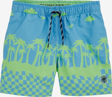 mėlyna WE Fashion Maudymosi trumpikės 'Jongens': priekis