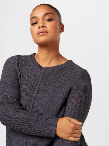 ONLY Curve Pullover 'GEENA' in Blau