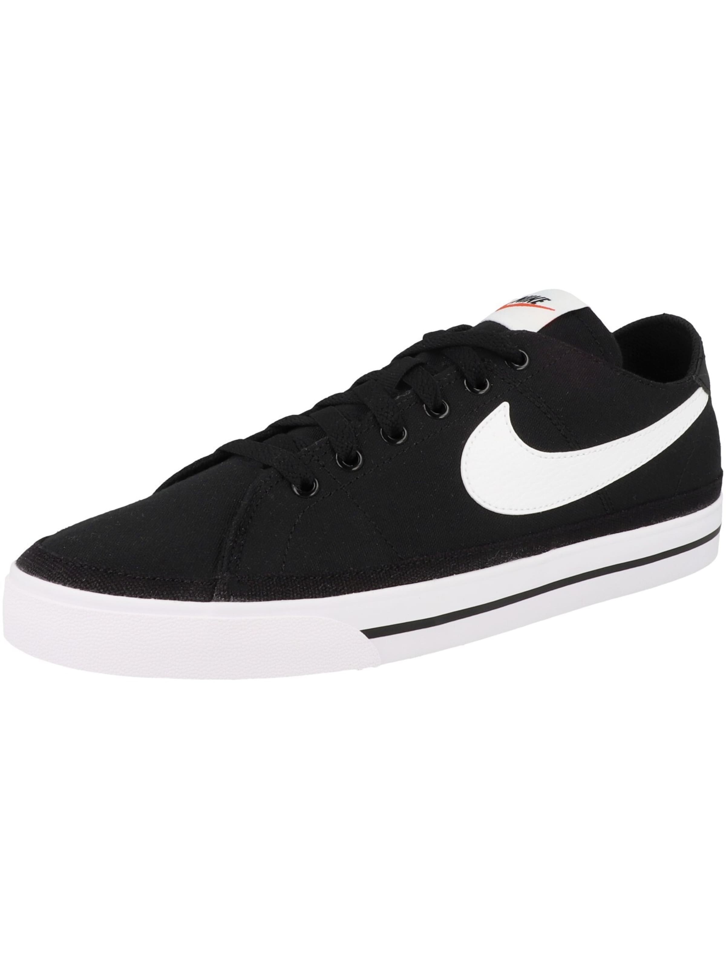 Sneaker bassa 'Court Legacy' di Nike Sportswear in nero: frontale