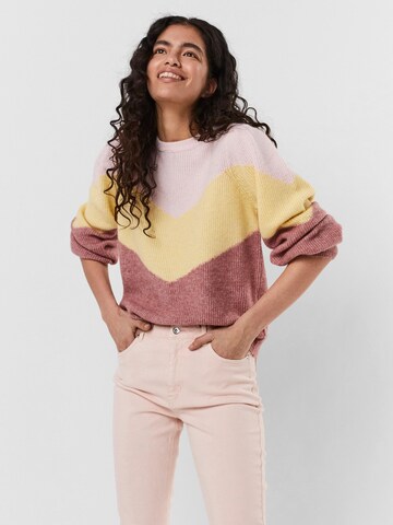 VERO MODA Sweater 'Plaza' in Pink: front
