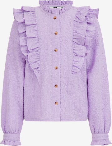 WE Fashion Blouse in Purple: front