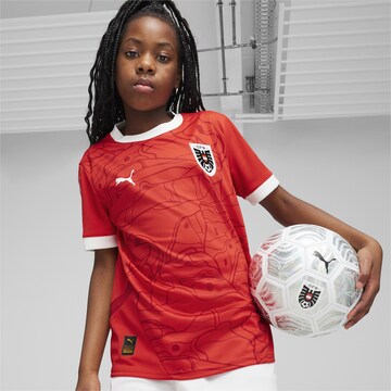 PUMA Funktionsshirt 'Österreich 2024' in Rot: Vorderseite