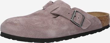 BIRKENSTOCK Пантолеты 'Boston' в Лиловый: спереди