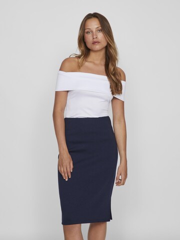 VILA - Top en blanco: frente