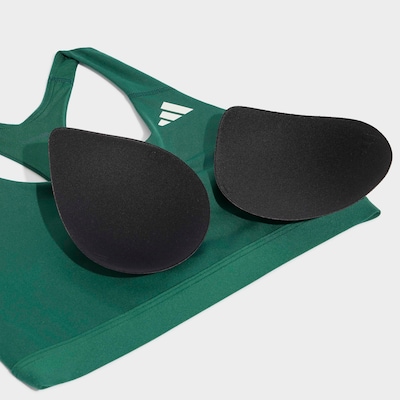 ADIDAS PERFORMANCE Sports Bra 'Ess' in S in Dark green, Item view