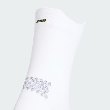 ADIDAS PERFORMANCE Αθλητικές κάλτσες 'Adizero' σε λευκό