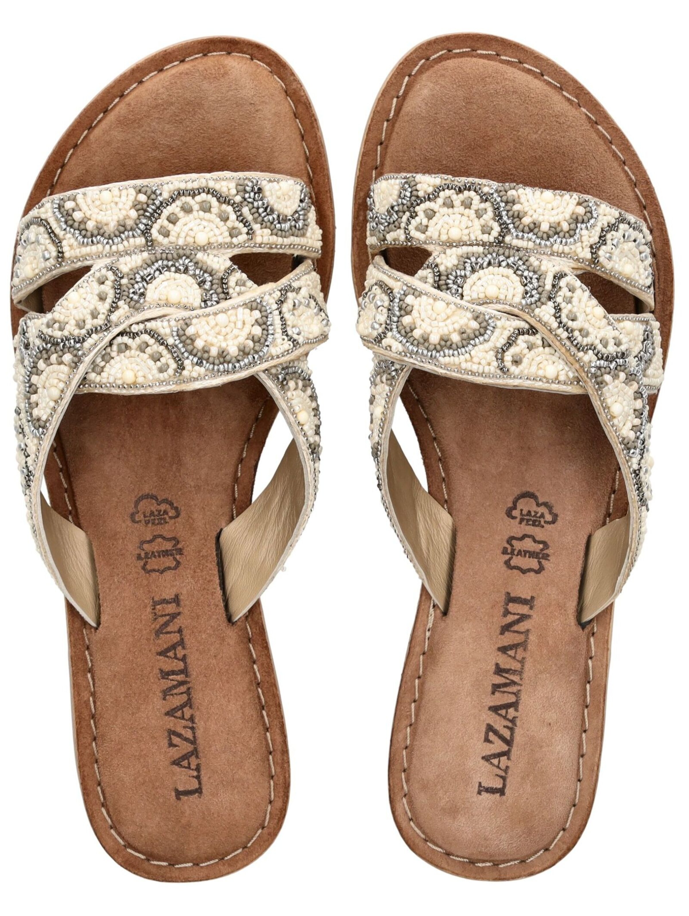 LAZAMANI Mules in Beige