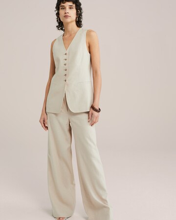 Gilet de costume WE Fashion en beige