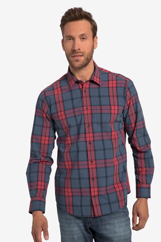 JP1880 Regular fit Button Up Shirt in Blue: front