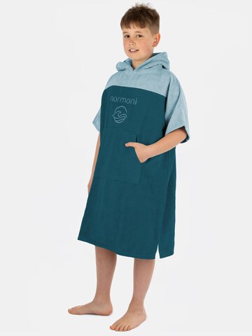 normani Badeponcho 'Puwai' in Blau