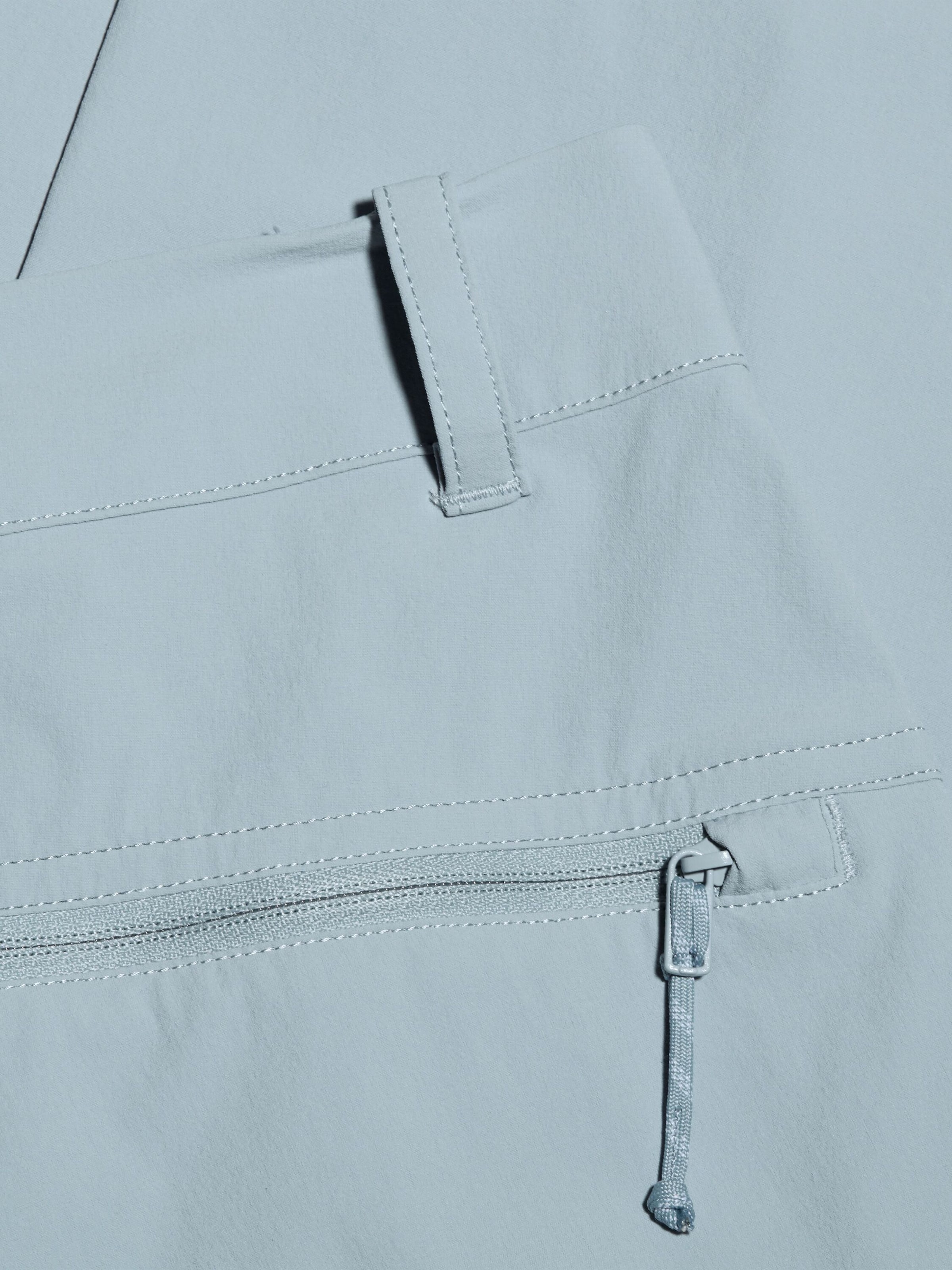 MAMMUT Regular Workout Pants 'HIKING V CAPRI' in Blue