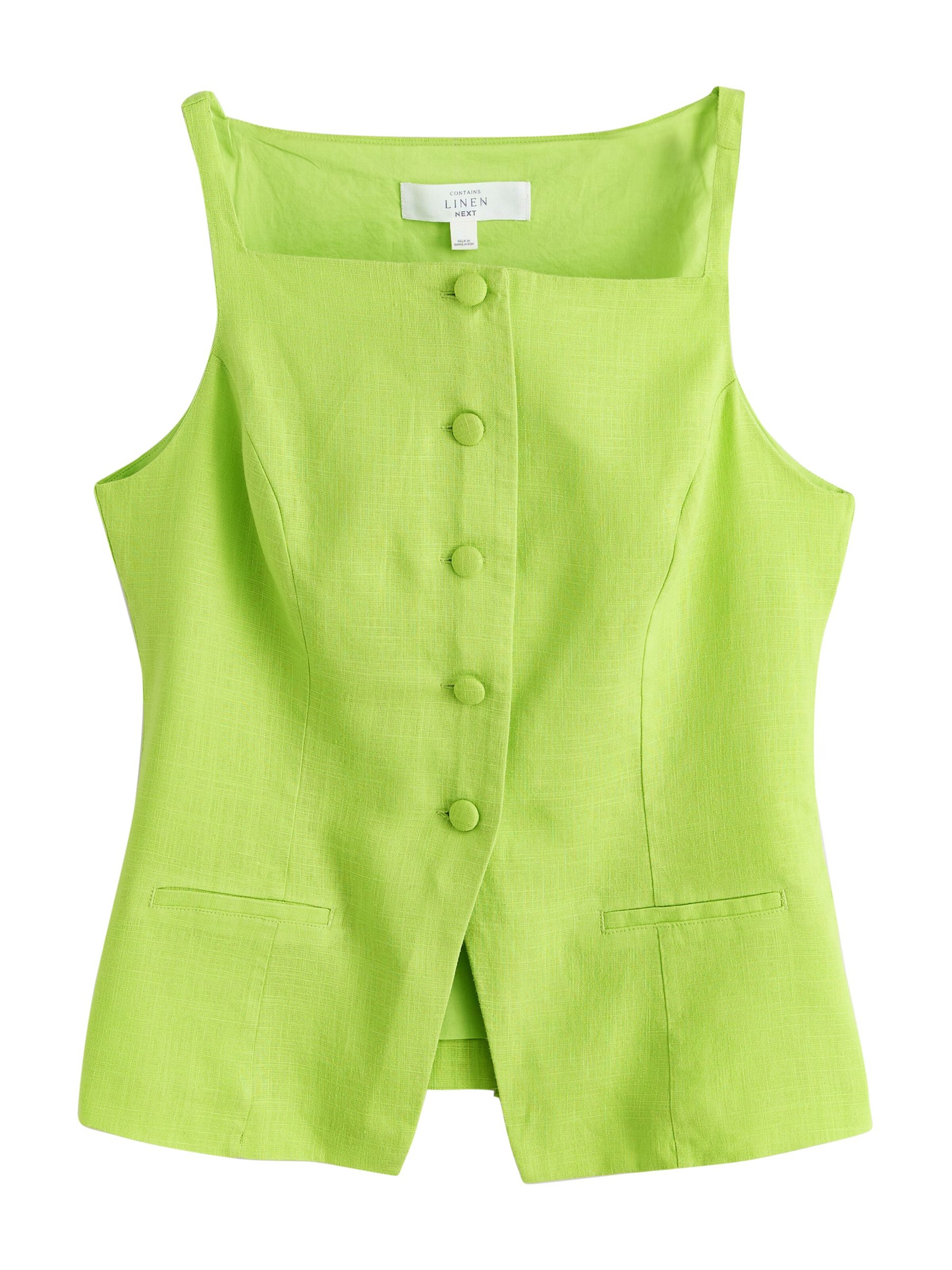 Gilet di Next in verde: frontale