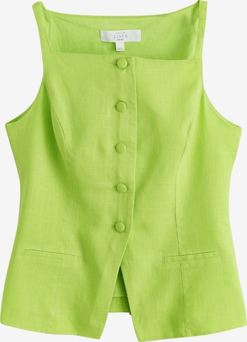 Next Jakkesætsvest i grøn: forside