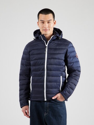 INDICODE JEANS Jacke 'Lascelles' in Blau: Vorderseite