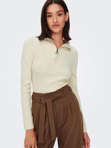 Pull-over 'Plum' JDY en beige