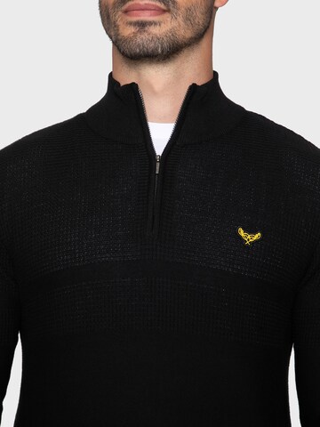 Threadbare Pullover 'Knipe' in Schwarz