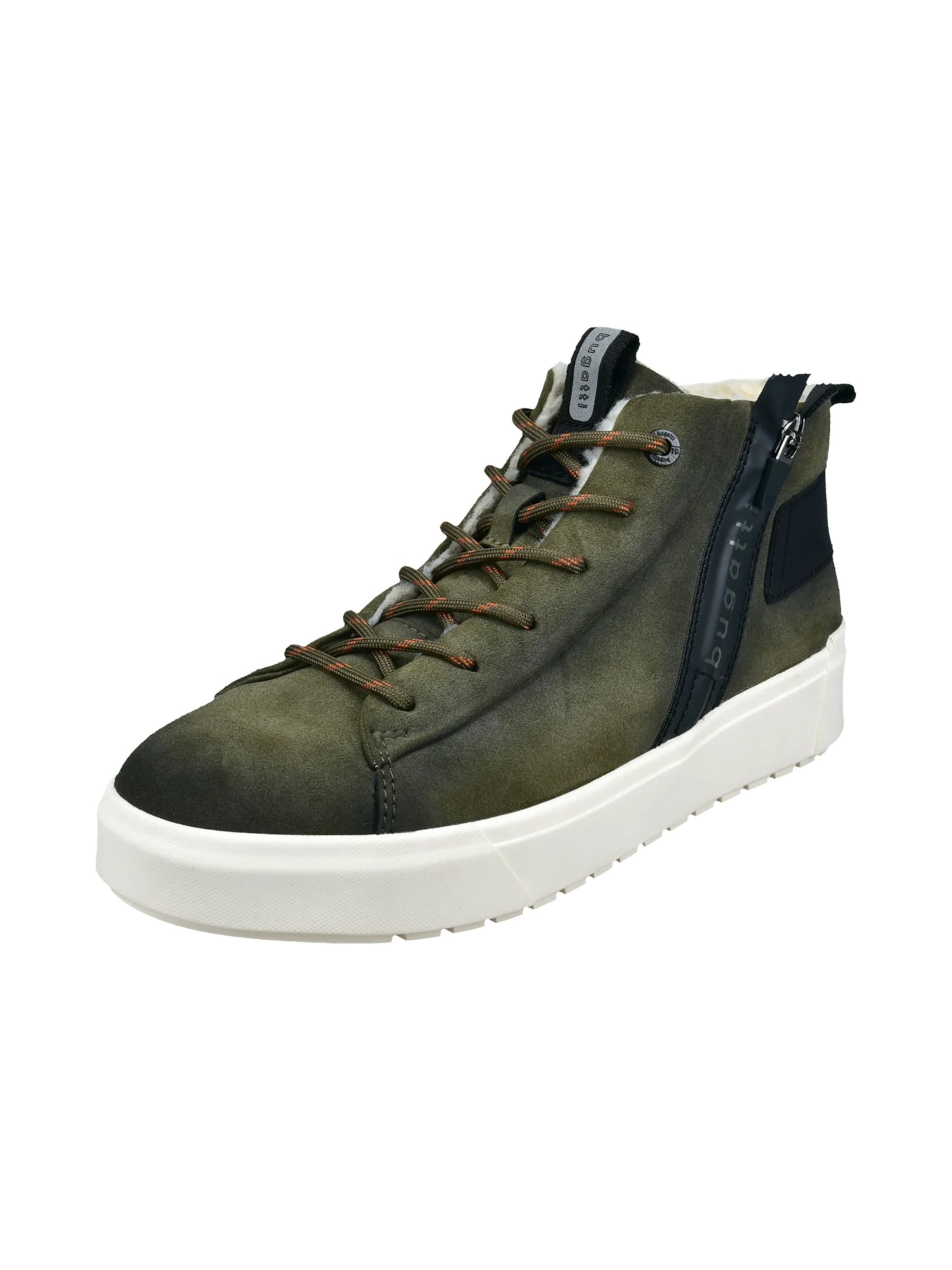 bugatti - Botas com atacadores em verde: frente