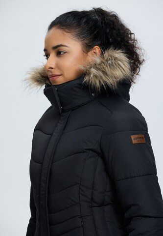 ICEPEAK Winter Coat in Black