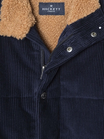 Hackett London Jacke 'CORDUROY PUFFA' in Blau