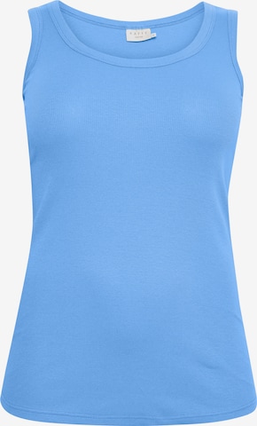 KAFFE CURVE Top 'Carina' in Blauw: voorkant