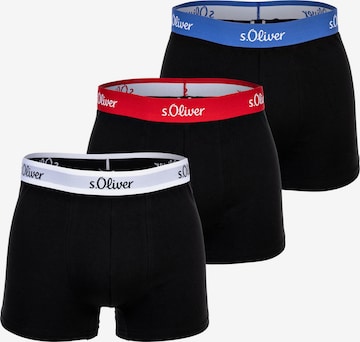 s.Oliver Boxershorts in Schwarz: predná strana