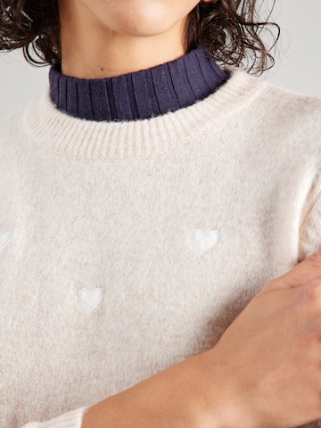 VILA - Jersey 'VIHEART' en beige