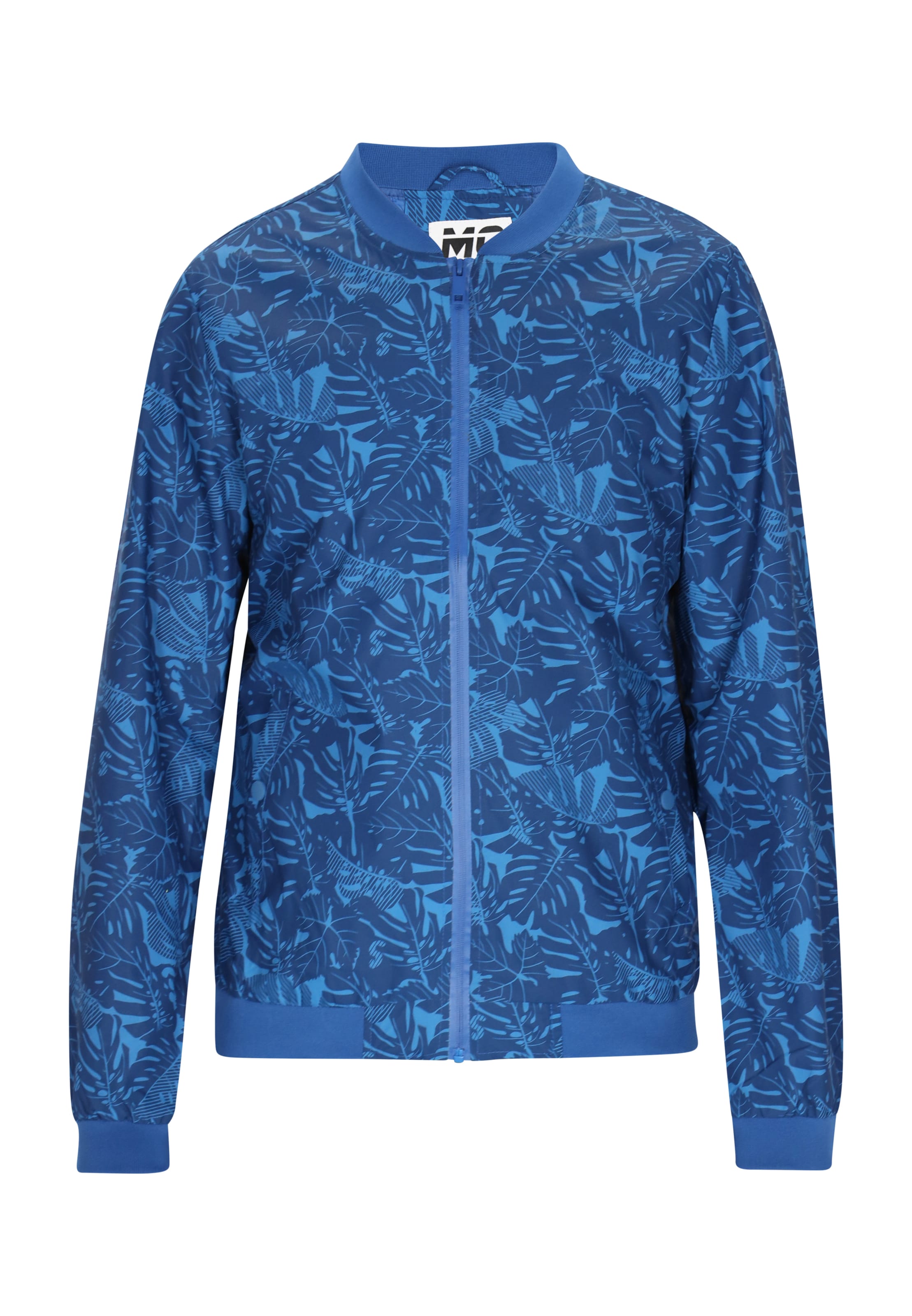 Mo ATHLSR Between-Season Jacket in Blue: front