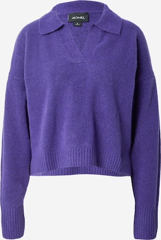 Monki Sweater in Purple: front