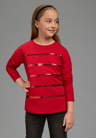 Bruno Banani LM Shirt in Red: front