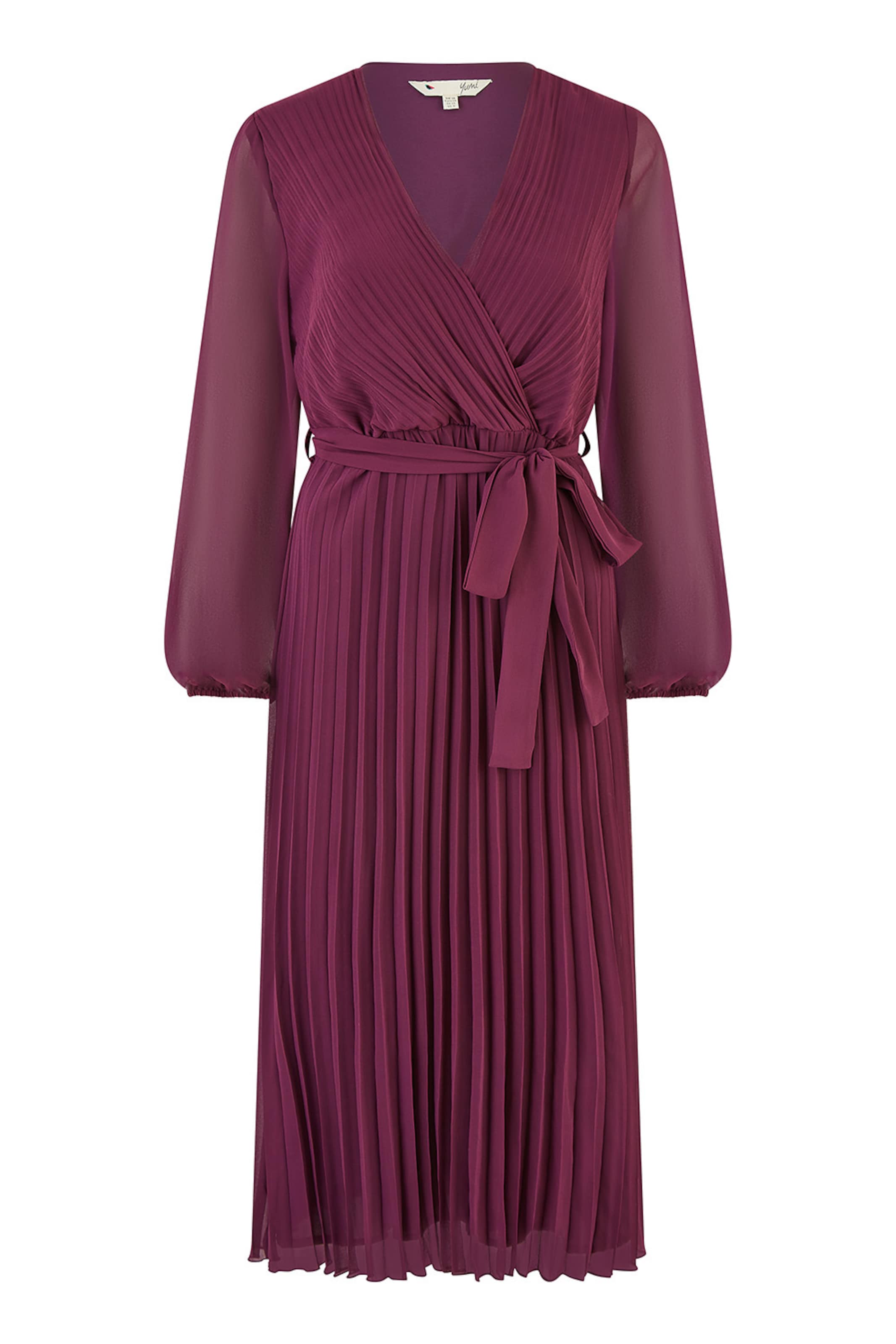 Yumi Cocktail Dress in Purple: front