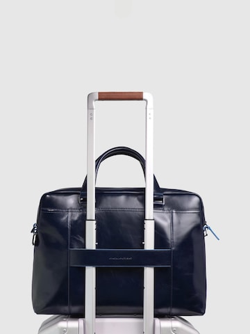 Sac d’ordinateur portable Piquadro en bleu