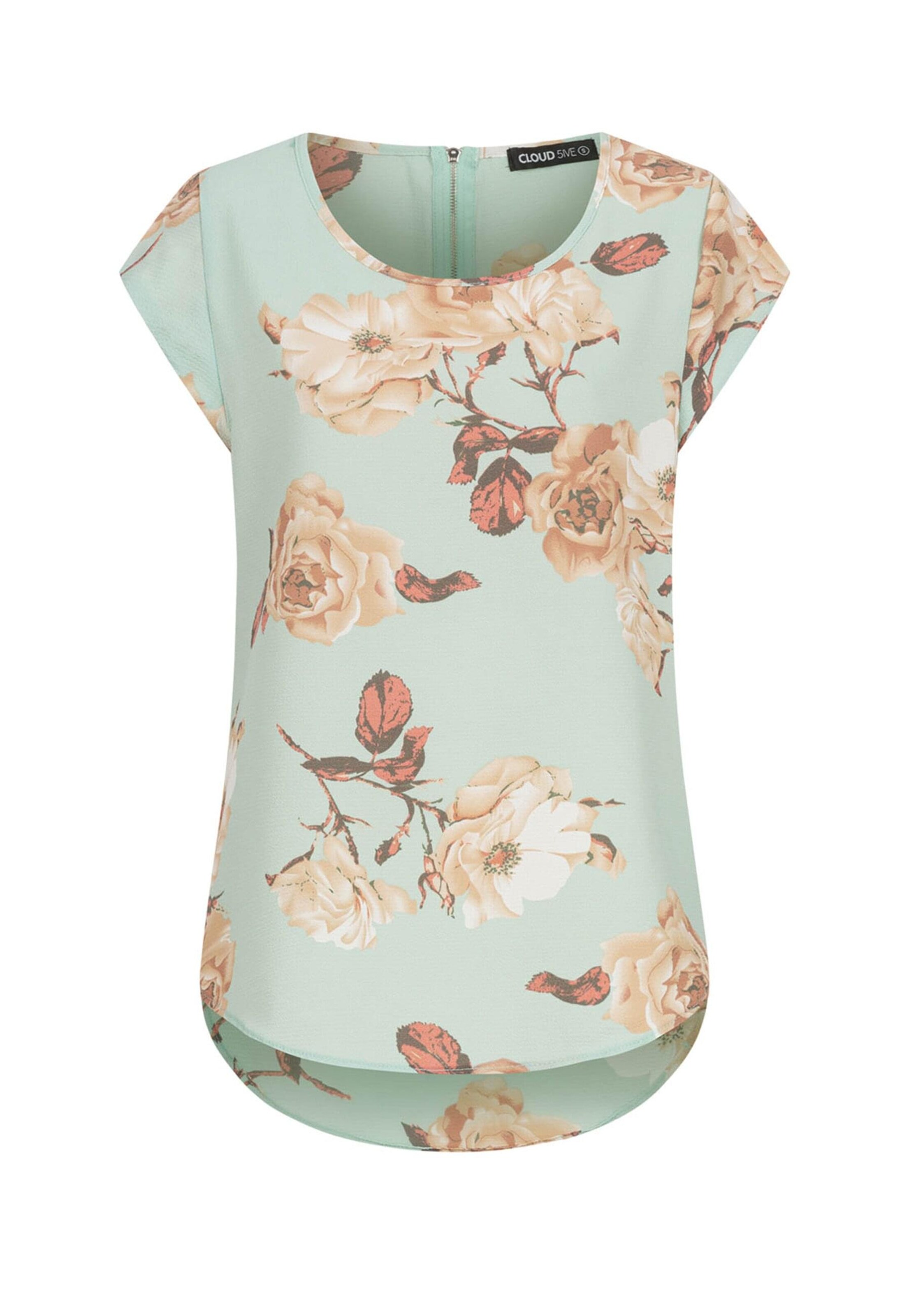 Cloud5ive Tričko – zelená: přední strana