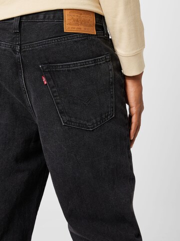 LEVI'S ® Loosefit Jeans '568™ Loose Straight' i svart