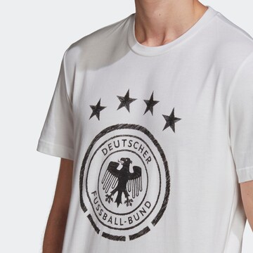 T-Shirt fonctionnel 'DFB DNA' ADIDAS SPORTSWEAR en blanc