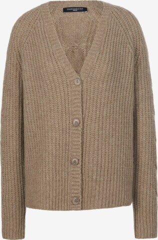 Cardigan Fadenmeister Berlin en beige : devant