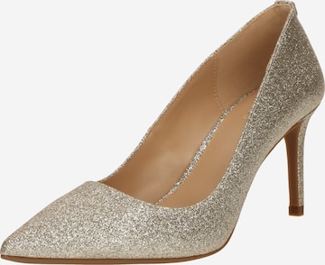 Escarpins 'ALINA' MICHAEL Michael Kors en or : devant