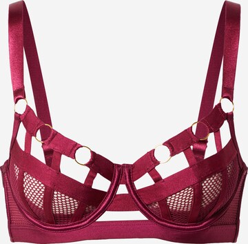 Hunkemöller Balconette Bra in Red: front