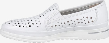 MEPHISTO Classic Flats in White: front